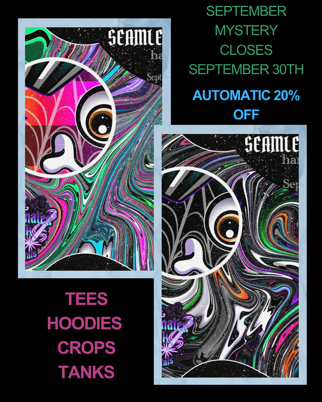 September Monthly Mystery-Closes 9.30