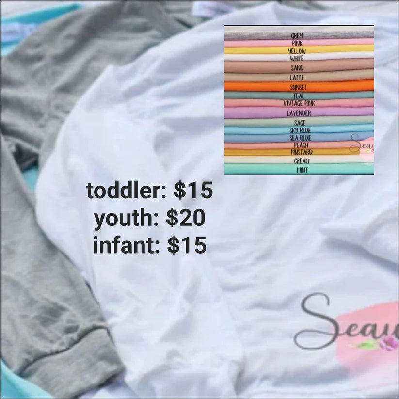 Custom Solid Tees
