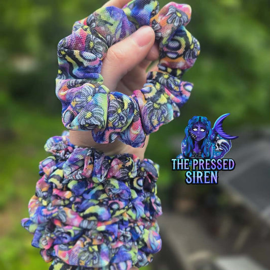 Mesh Bumble Bee RTS Scrunchies