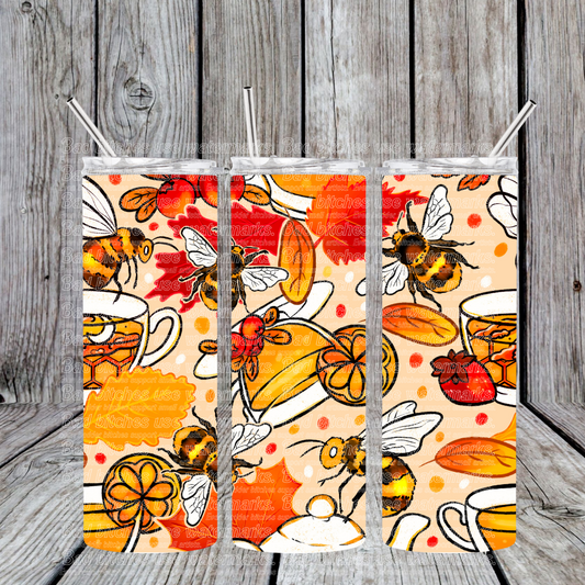 Day Fall Bees Tumbler