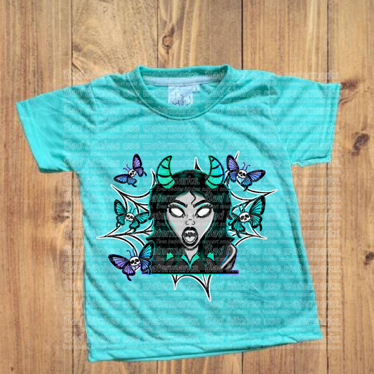 Purple & Green Goth Girl (S.C)
