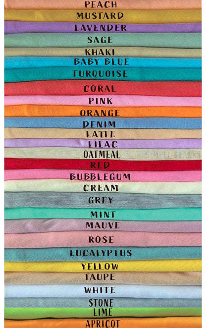 Custom Solid Tees