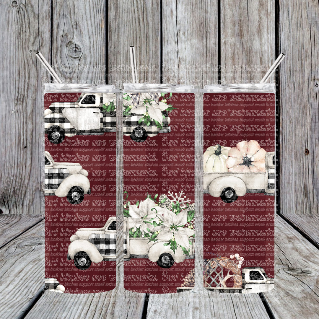 Christmas Truck Tumbler