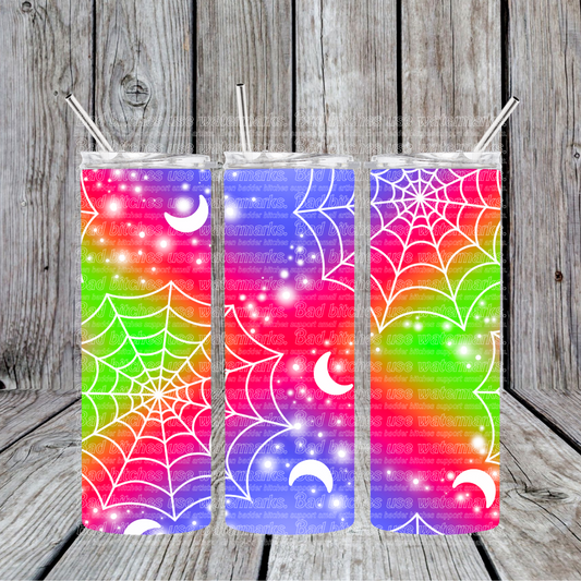 Neon Webs Tumbler