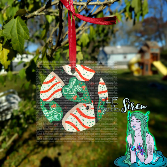 Christmas Spirit Circle Ornament