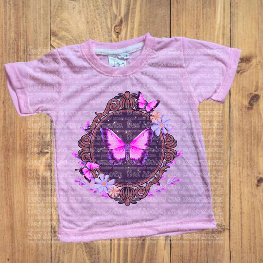 Pink Framed Butterfly (S.C)