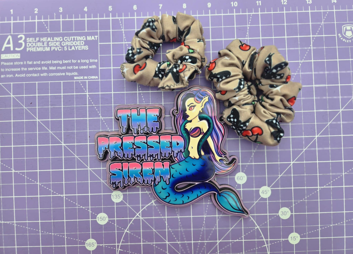 Cherry & Checkers RTS Scrunchies (Basic)